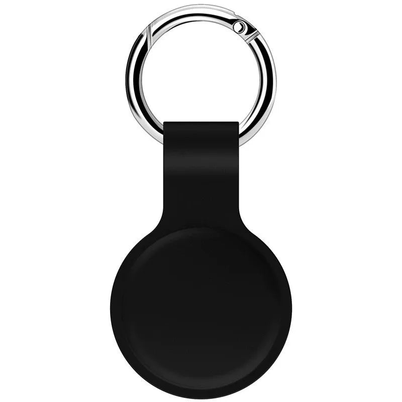 Liquid Silicone AirTag Case – Anti-Scratch Keychain Cover