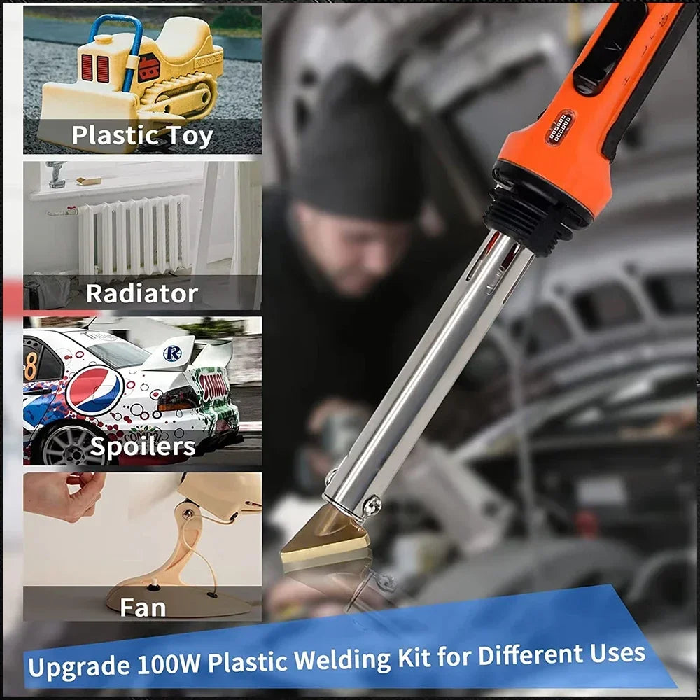 50W 100W Plastic Welding Repair Car Bumper Soldering Iron Temperature