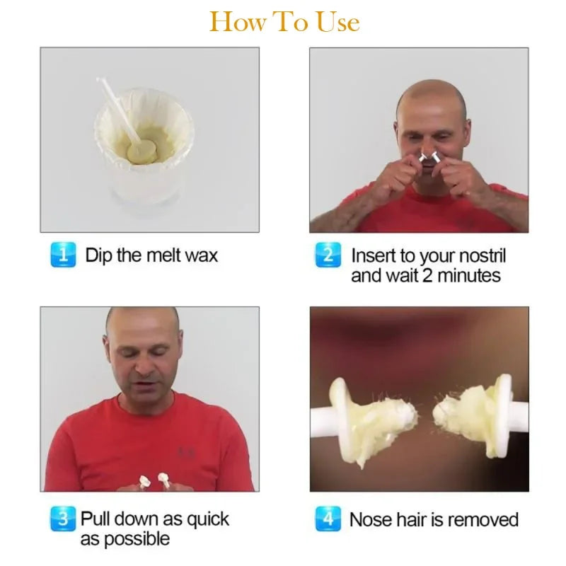 Nose Hair Wax Kit – Portable Nose Hair Removal with Cocoa Butter