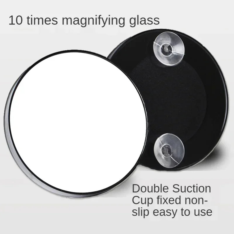 10X Magnifying Makeup Mirror with Suction Cup – Portable