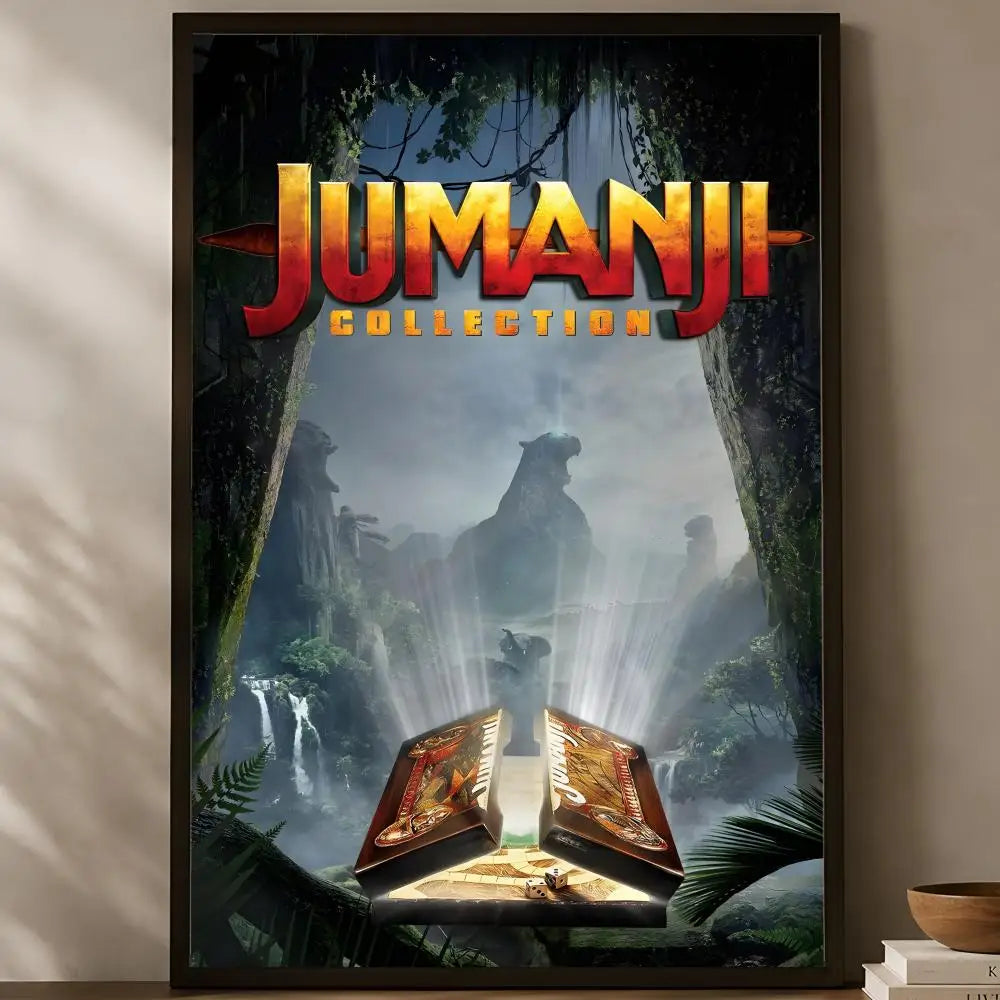 Jumanji Movie Poster Self-Stick HD PVC Waterproof Wall Art