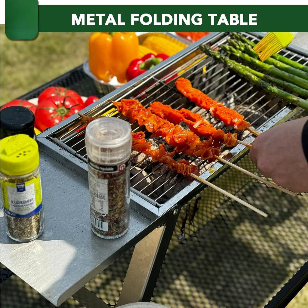 Aluminum Folding Camping Table | Height Adjustable & Portable