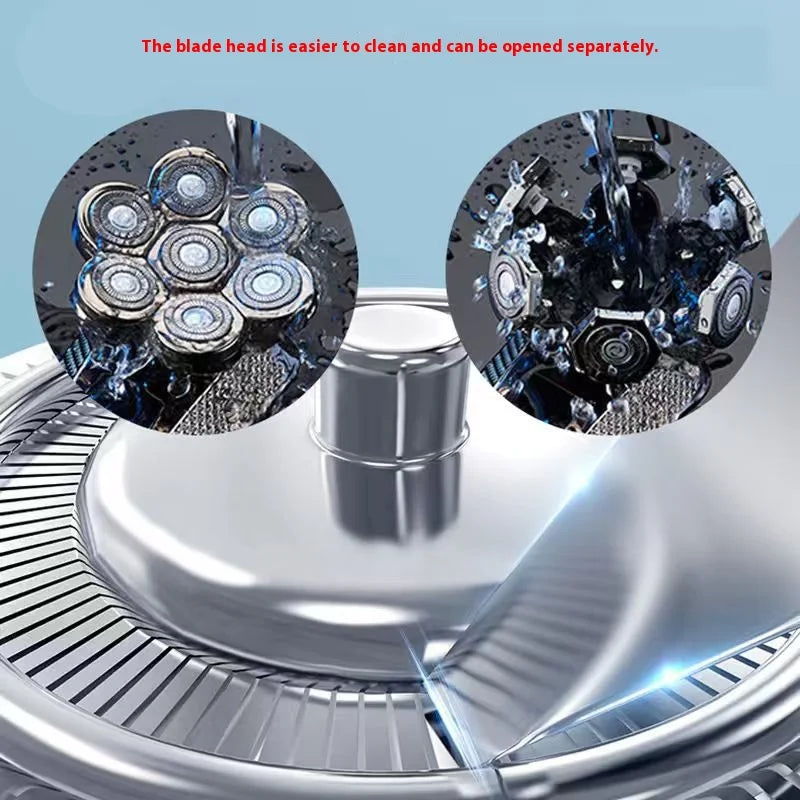 7D Floating Electric Shaver Replacement Head – 7-Blade Cutter