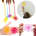 10-Pack Stretchy Sticky Spider Web Toys – Halloween Party Gift