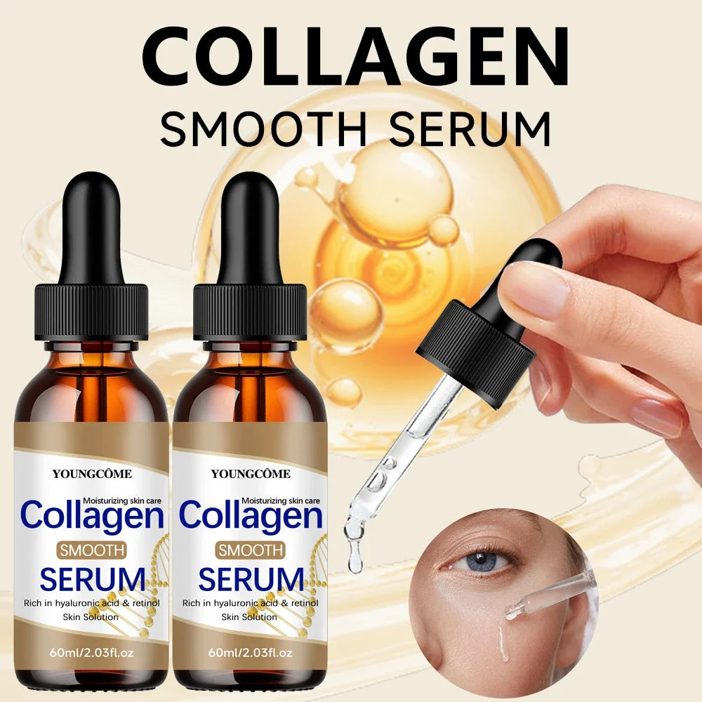 Hyaluronic Acid Retinol Collagen Serum Hydrating Face Care All Skin