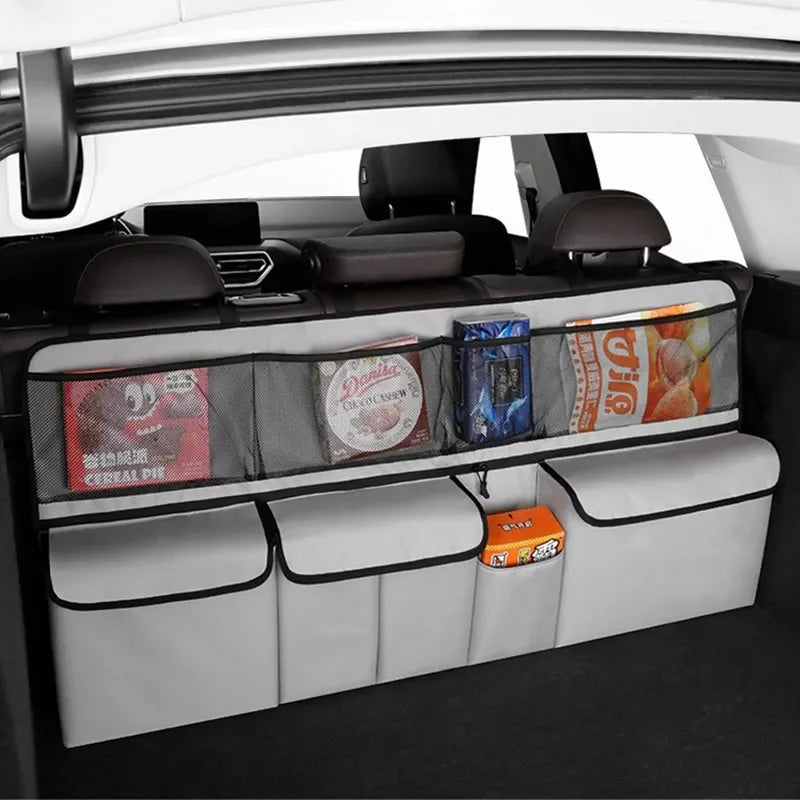 Large Car Backseat Organizer – Mesh Seat Back Storage Bag