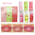 Fit Colors 3-Piece Vegan Lip Gloss Set – Fruit Scented Lip Oil