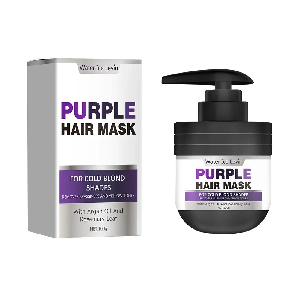 Purple Keratin & Biotin Hair Mask – Moisturizing Deep Conditioner