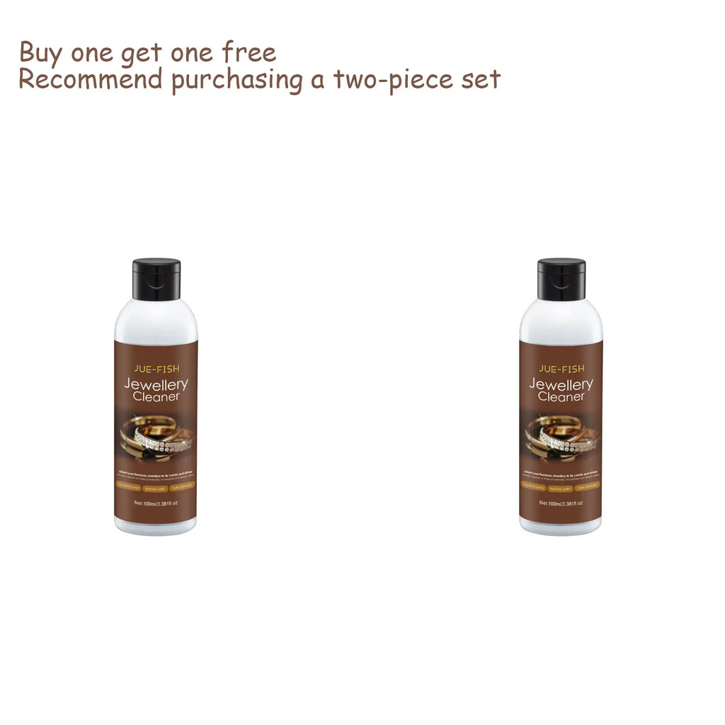 Jue-Fish Jewelry Cleaner Solution – Silver, Gold & Diamond 100ml