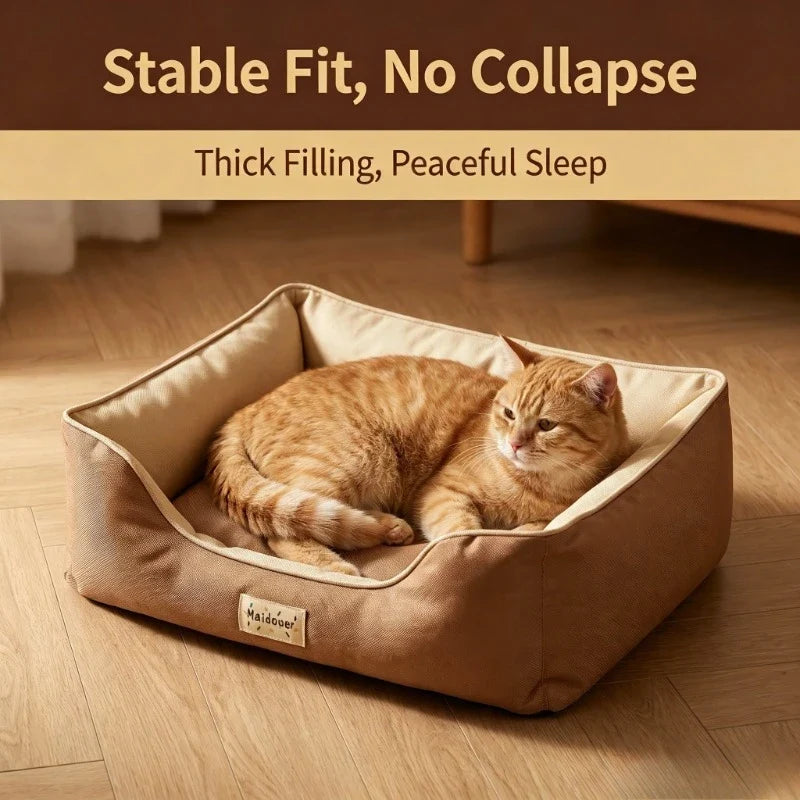 KEMORELA All-Season Pet Bed for Cats & Dogs | Cozy Mat