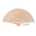 Sandalwood Folding Hand Fan – Vintage Chinese Wooden Fan