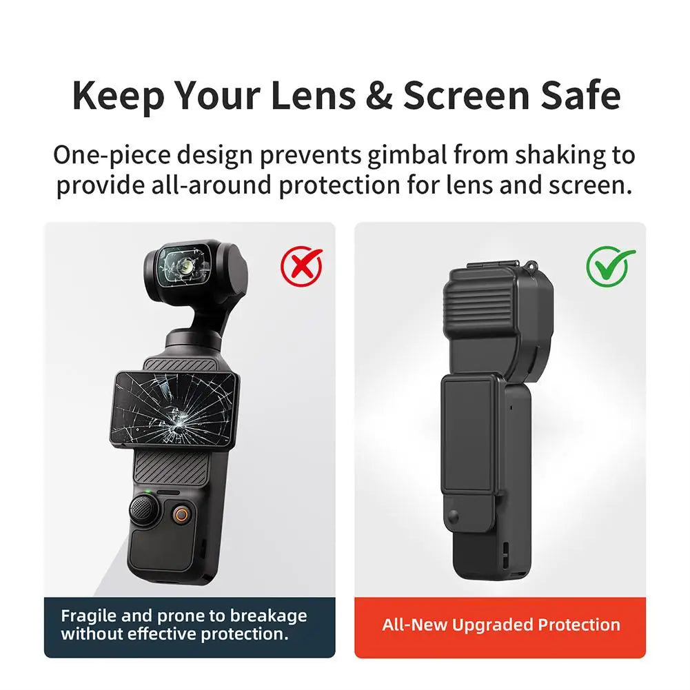 DJI Osmo Pocket 4 Protective Cover Case – Lens & Screen Guard