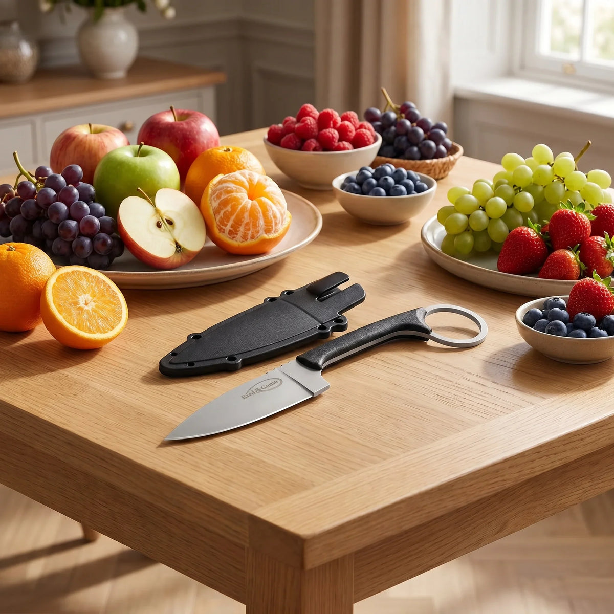 Mini EDC Utility Knife with Sheath – Stainless Steel Pocket Knife