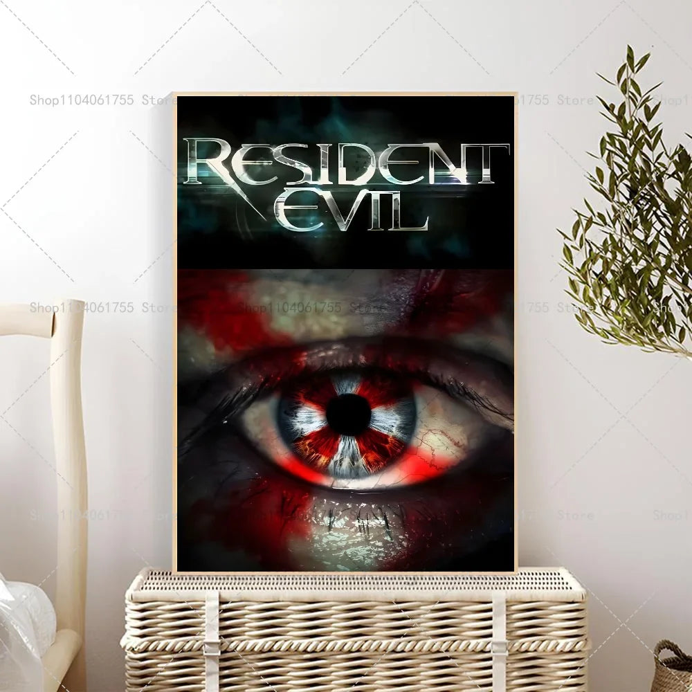 Resident Evil Classic Game Poster – Waterproof Self-Adhesive Wall Art