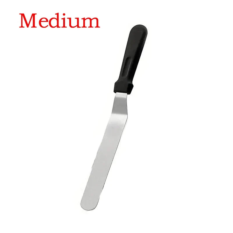 Angled Icing Spatula – Stainless Steel Offset Palette Knife