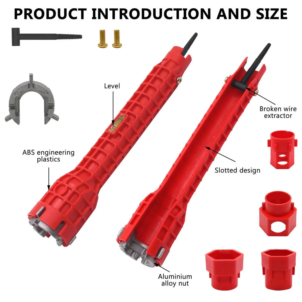 Faucet & Sink Install Wrench – Labor-Saving Drain Tool