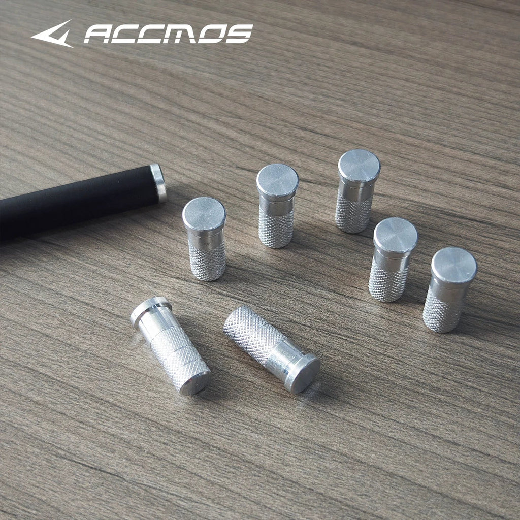 30 ID6 Flat-head Aluminum Alloy Arrow Nock Inner Diameter Outer Shaft