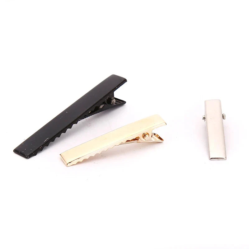 100 Pcs Alligator Hair Clip Blanks | DIY Hairpin Findings