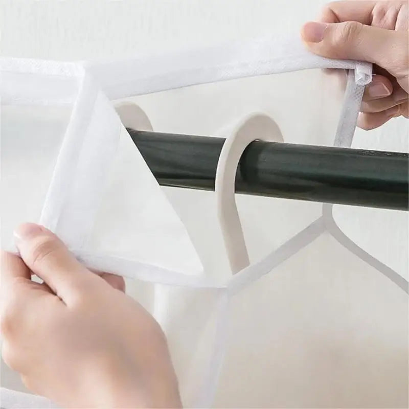 Clothes Dust Cover Wardrobe Hanging Window Clothing Cloth Household