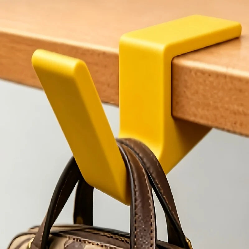 No-Drill Desk Hook – Desktop Bag Hanger & Hanging Clip