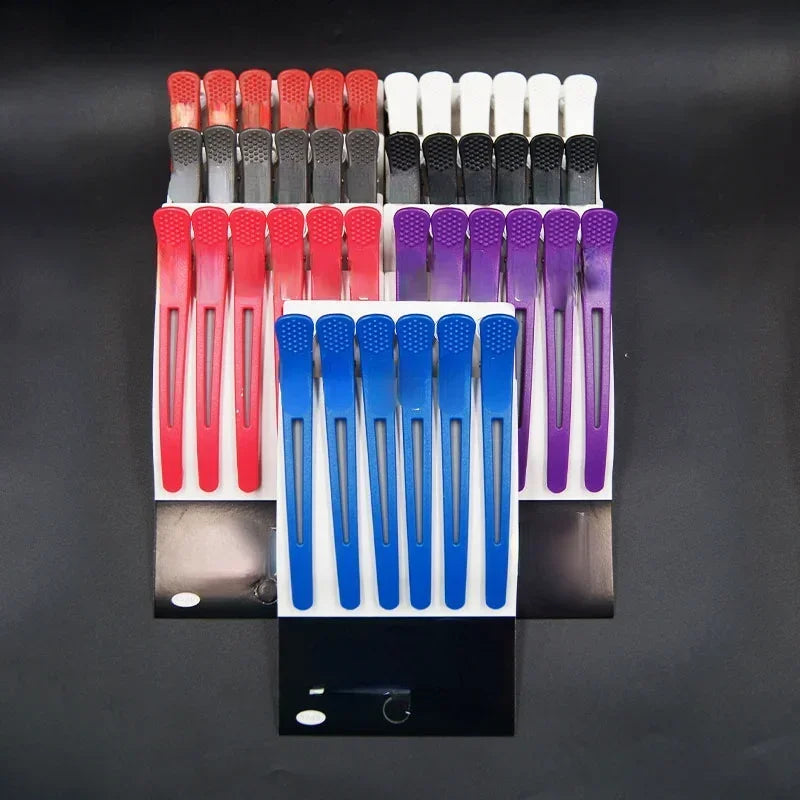 Duck Mouth Hair Clips for Styling & Salon – 12pcs Set