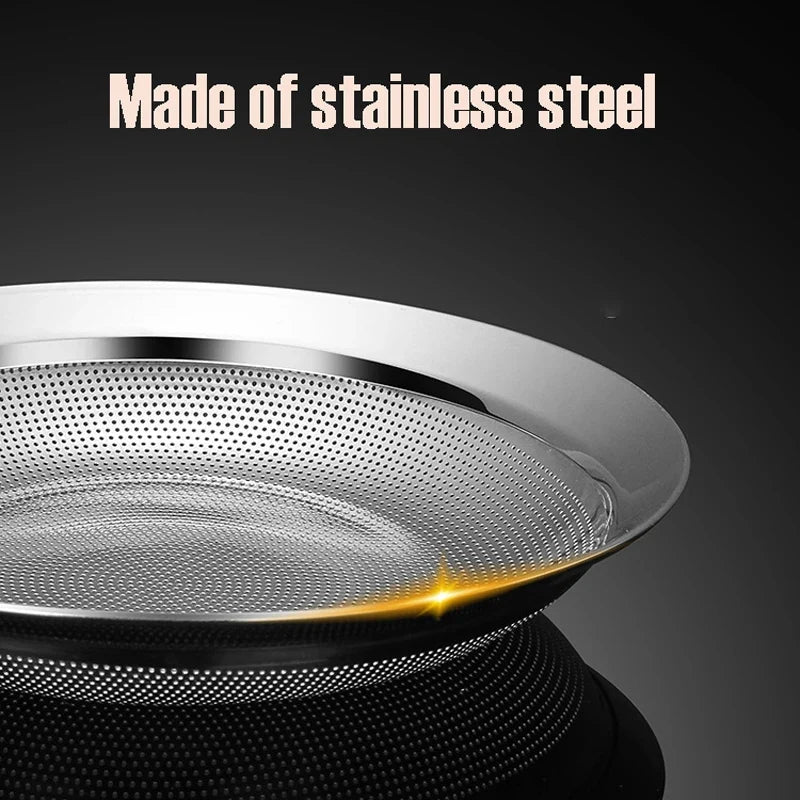304 Stainless Steel Mesh Strainer with Long Handle | 4 Sizes
