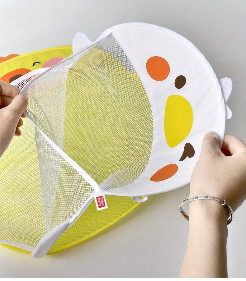 Mesh Baby Bath Toy Organizer Bag with Suction Cups
