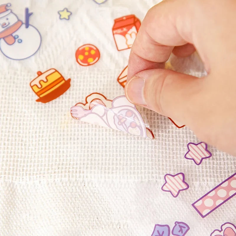 20 Sheets Waterproof Stickers Kids Toddlers 1000+ Vivid Children Boys