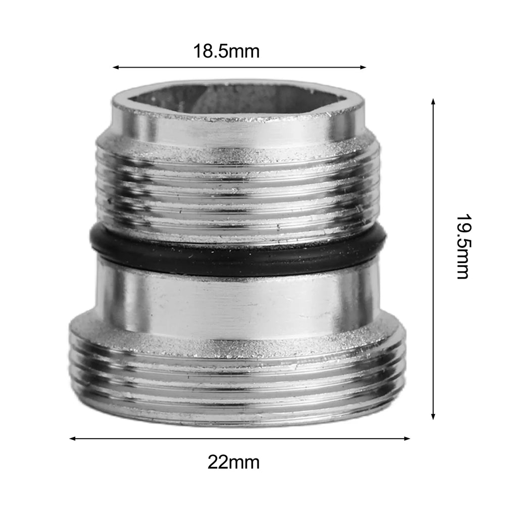4-Pack Copper Faucet Tap Adapters M22 Male Thread & Washers
