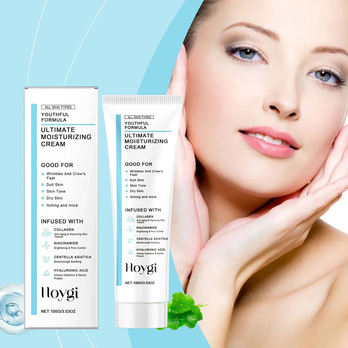 Centella & Hyaluronic Acid Face Cream – Barrier Repair 100g