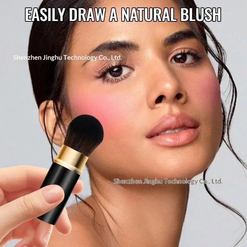 DIKALU Retractable Makeup Brush – Portable Blush & Powder