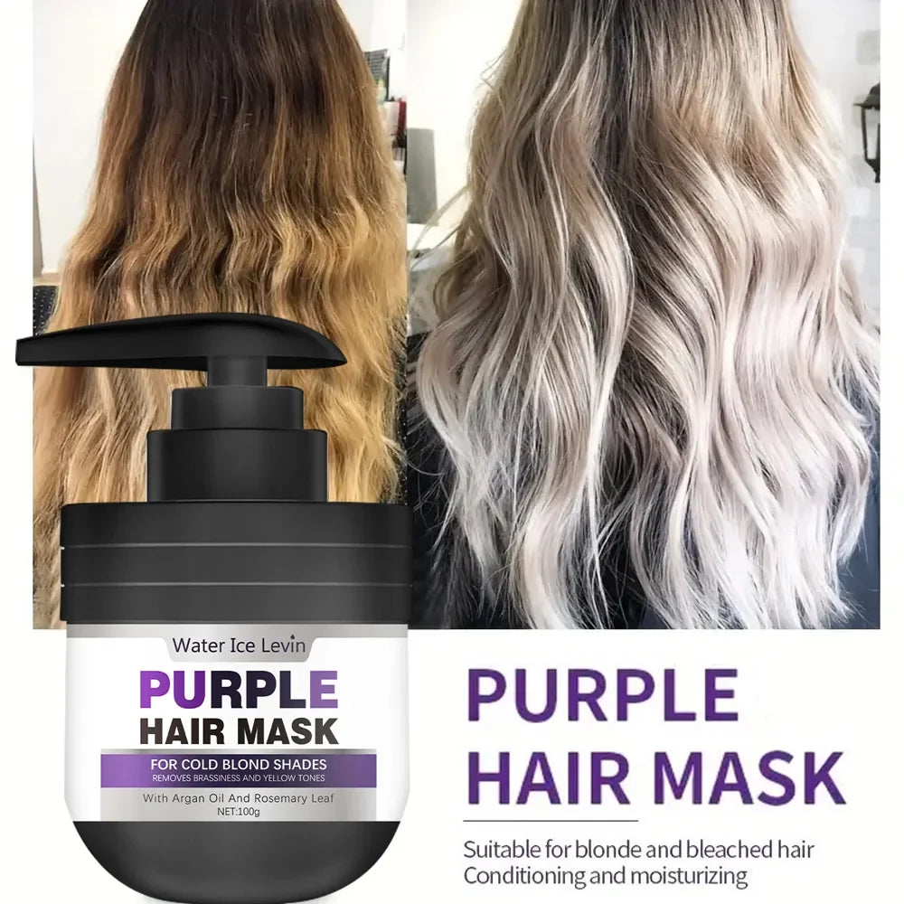 Purple Keratin & Biotin Hair Mask – Moisturizing Deep Conditioner