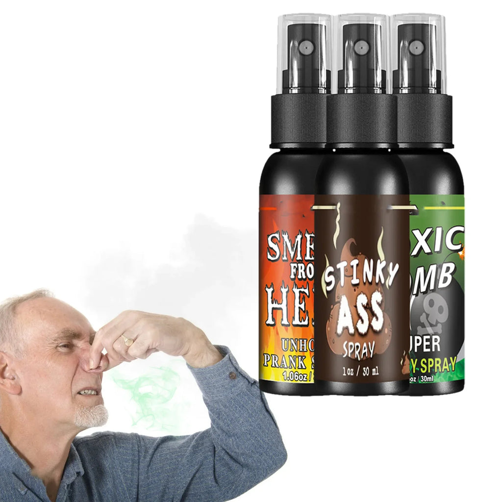 3-Pack Fart Spray Prank Set | Funny Gag Gift for Halloween