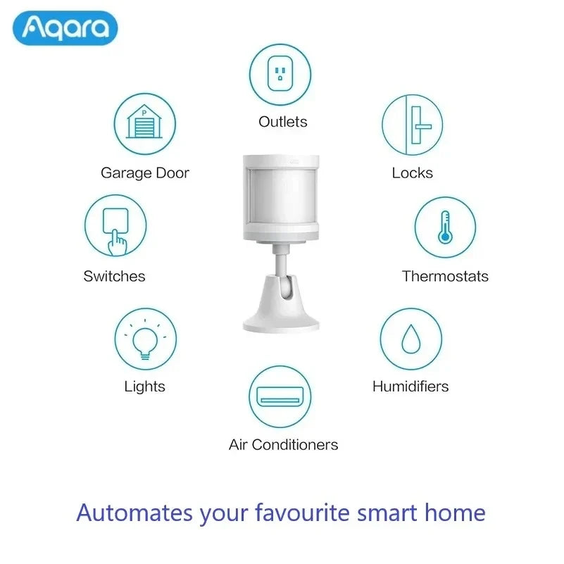 Aqara Human Body Sensor Smart Movement Motion Wireless Zigbee Work Mi