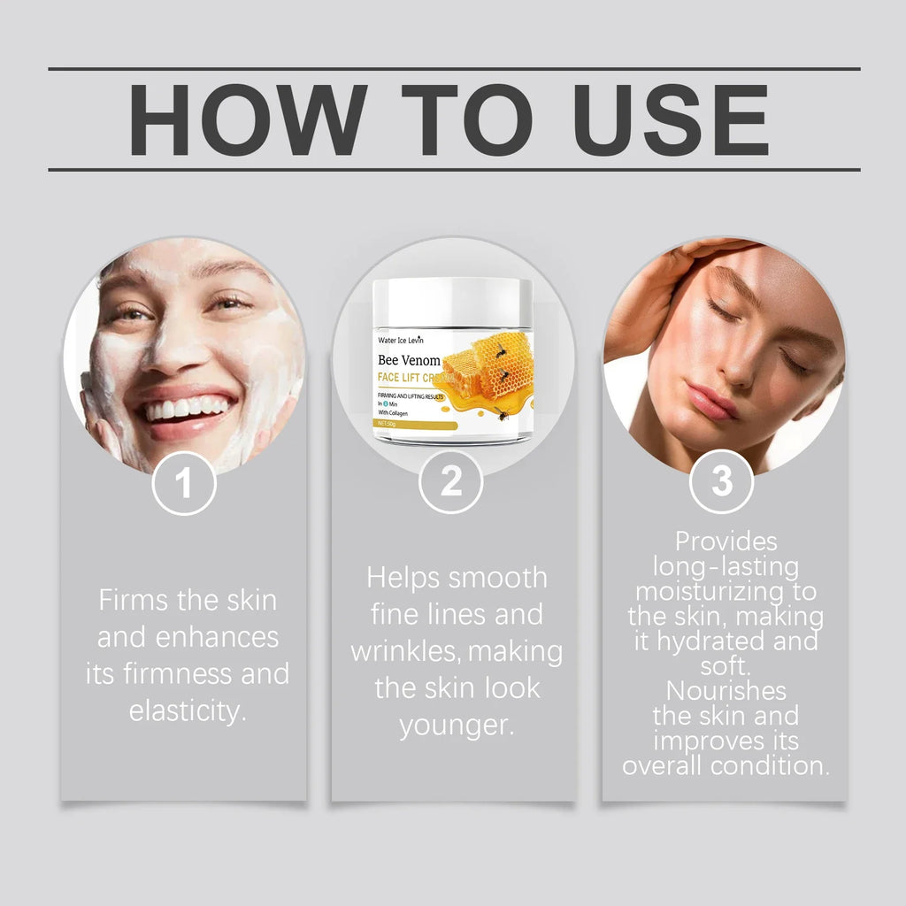 Bee Venom Skin Tightening & Lifting Cream 50g | All Skin Types