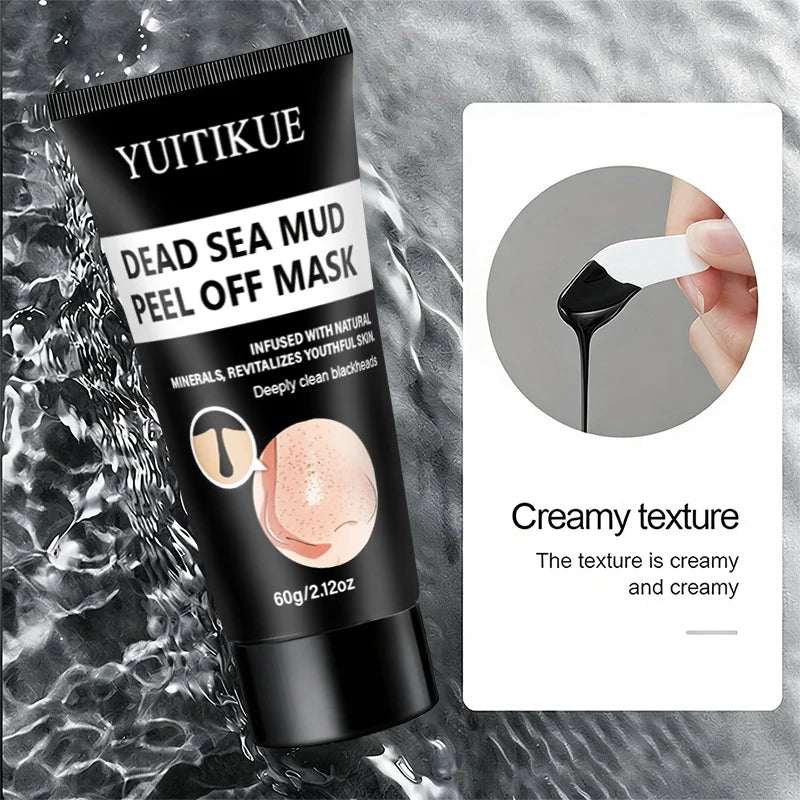 YUITIKUE Dead Sea Mud Peel-Off Mask – Cleansing & Exfoliation
