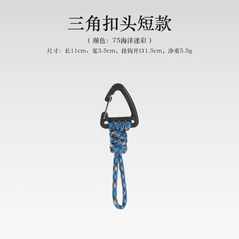 Plastic Carabiner Clip Keychain | Camping Backpack Hook