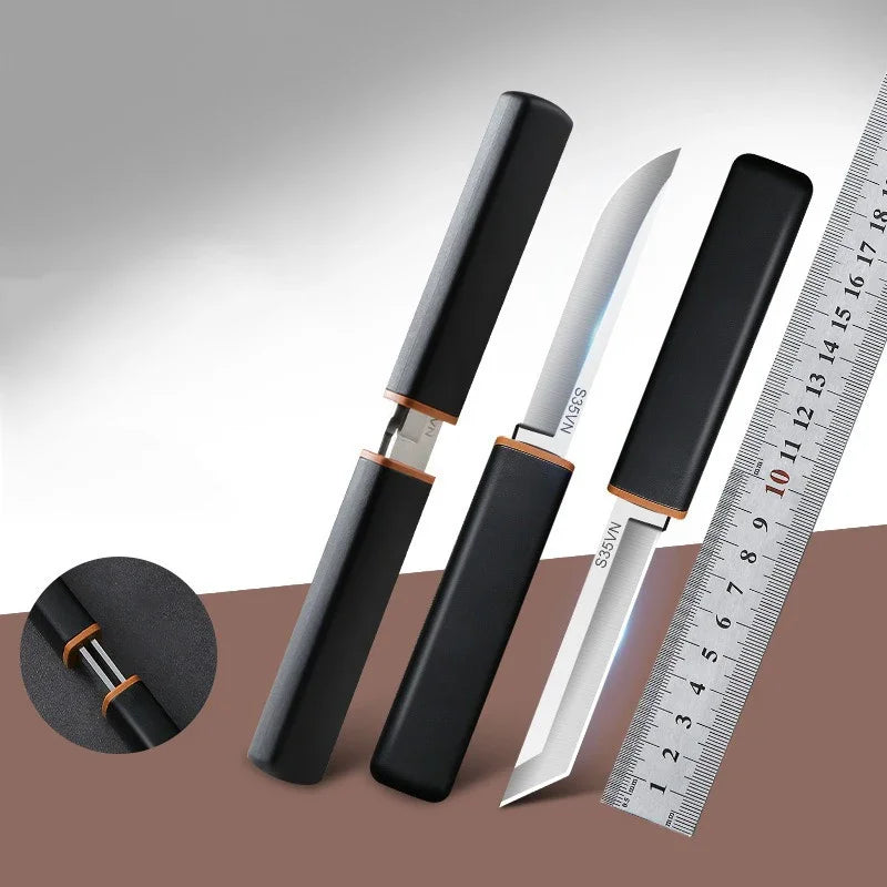 Stainless Steel Double-Edged Fixed Blade Pocket Knife – Outdoor EDC