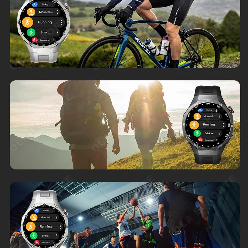 Smart Watches Men Women 1 5 360 HD Screen 330mAh Battery Heart Rate