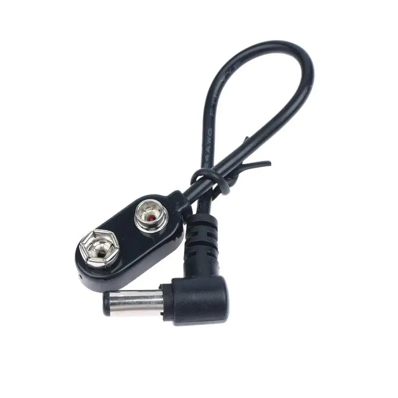 Effect Pedal 9V Battery Clip Converter Power Cable Snap Connector