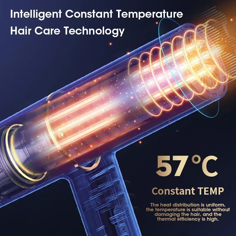 Ionic Hair Dryer 800W | Hot & Cold, 3-Speed, Foldable Handle