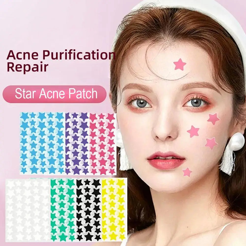 280 1120 Star Hydrocolloid Acne Patches Colorful Pimple Ultra-thin