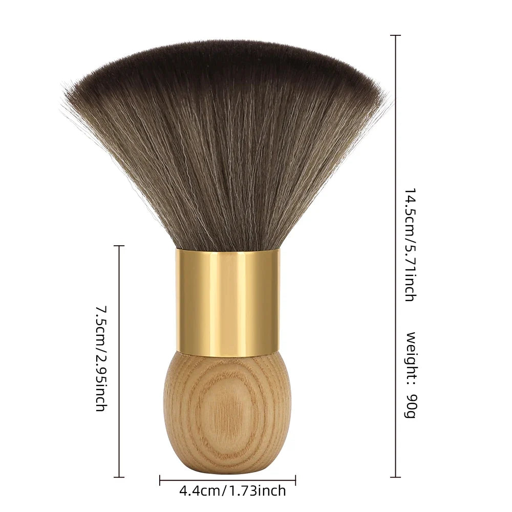 Professional Barber Neck Brush – Soft Hair Sweeping Tool
