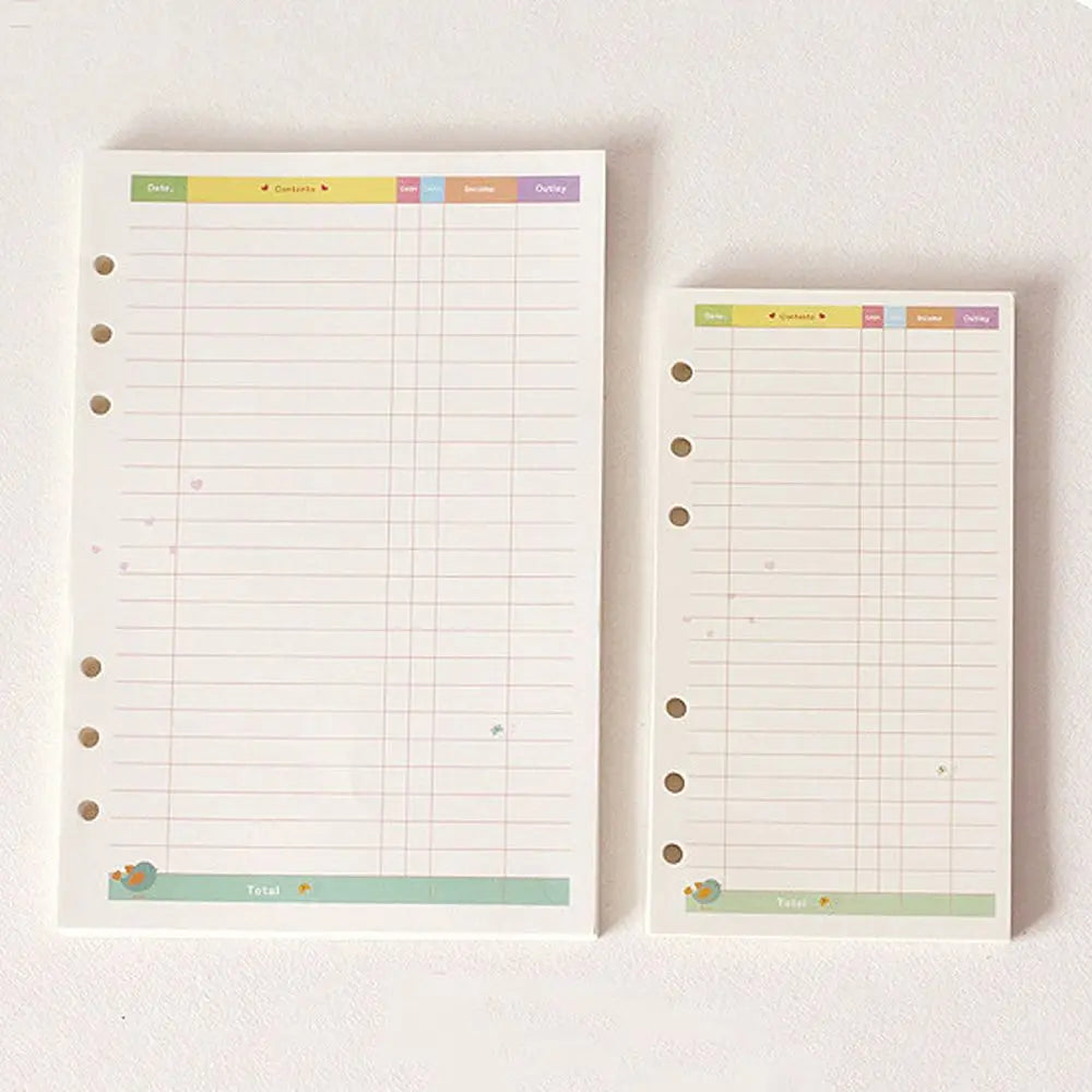 A5 & A6 Planner Refill Paper – Loose Leaf To-Do List Sheets