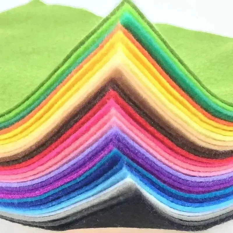 40-Pack Assorted Felt Fabric Sheets | DIY Craft Squares