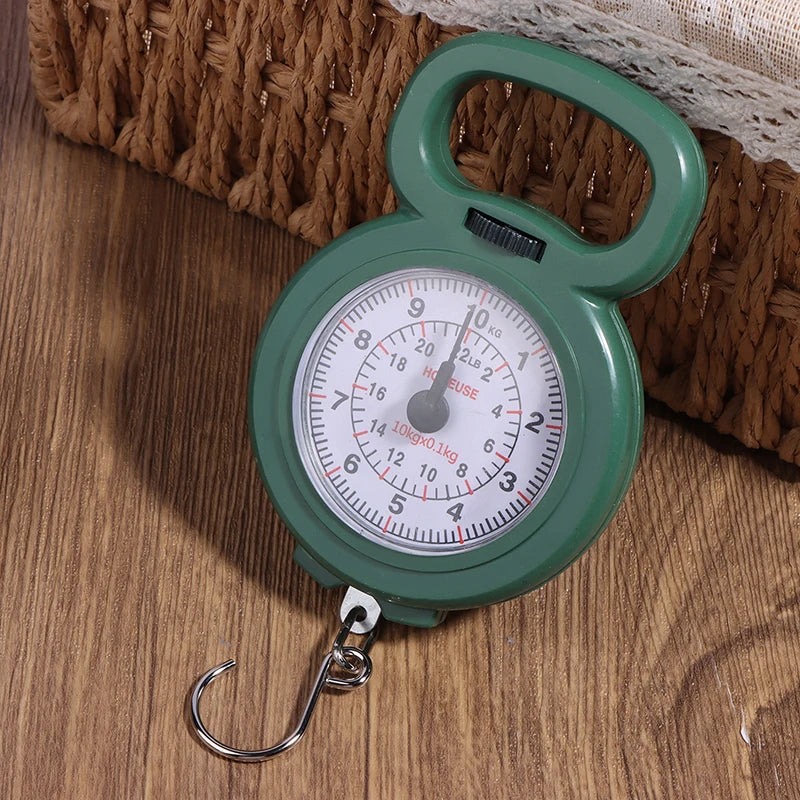 Mini Spring Hanging Scale 10kg – Portable Hook Scale
