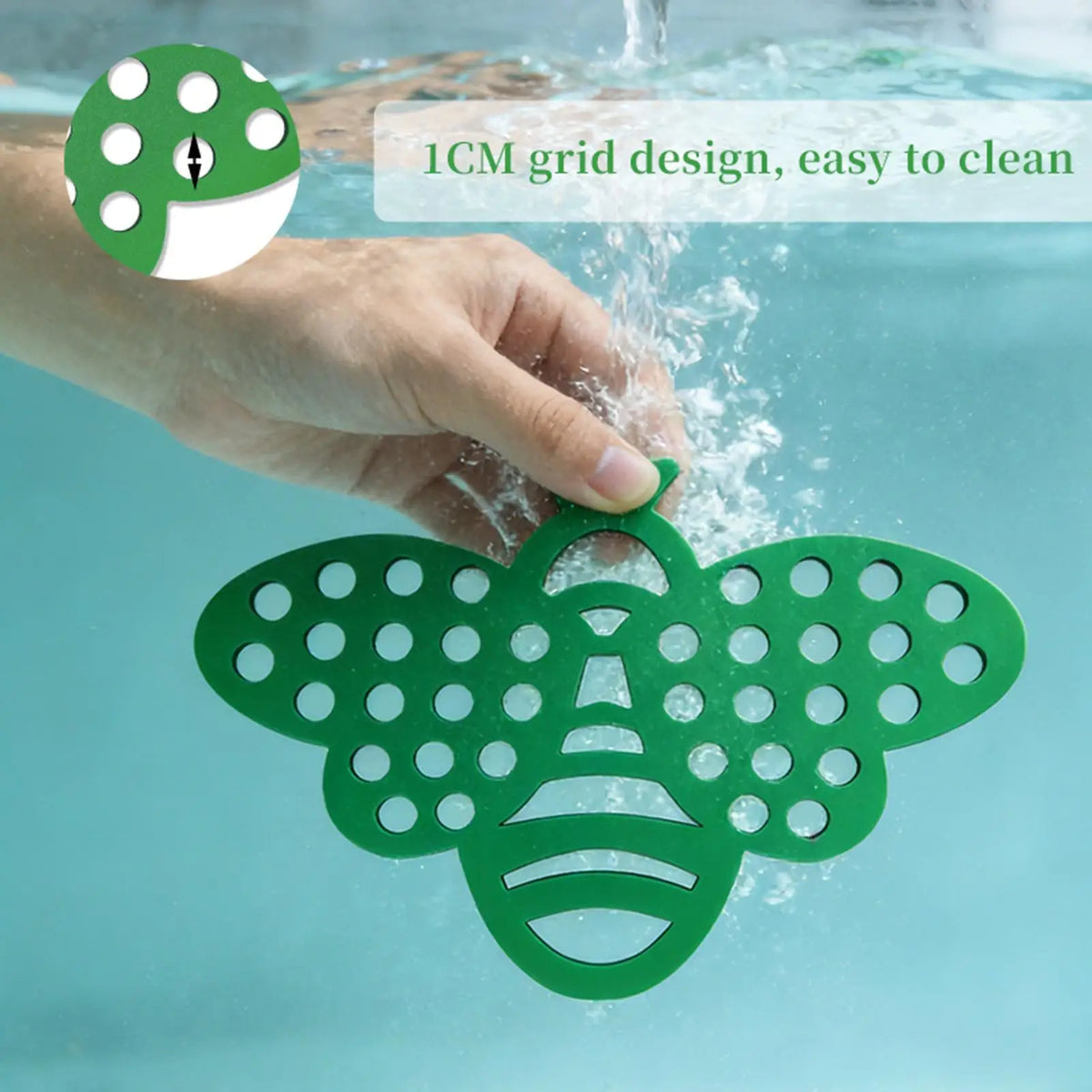 4-Pack Floating Bee Island Waterer – Anti-Drowning Drinking Tray