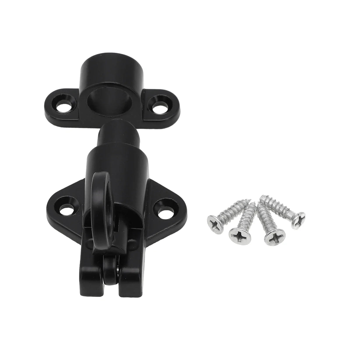 Aluminum Spring Bolt Latch Lock for Doors & Gates | Black/White