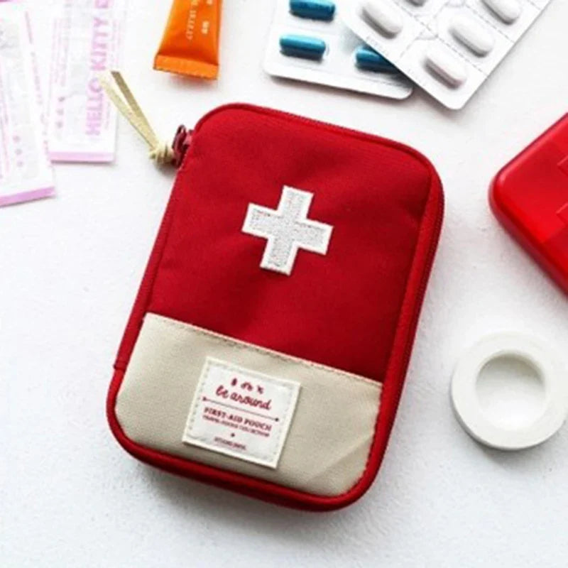 Mini Portable Medicine Bag Travel First Aid Storage Survival Box