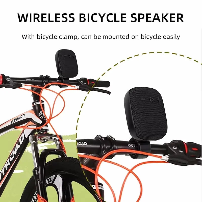 AyeBeau Waterproof Bluetooth Bike Speaker | Portable Mini